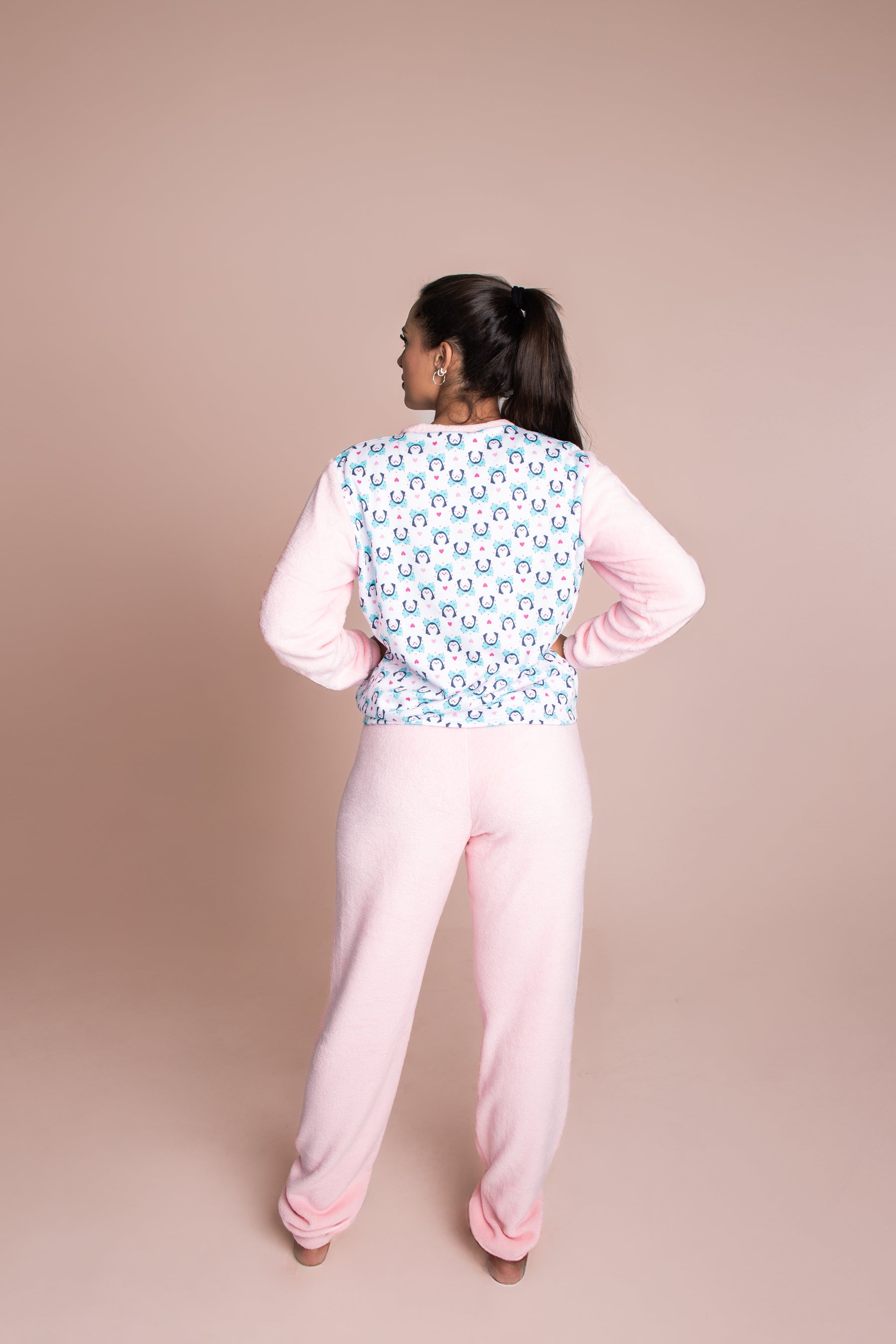 Pijama Pinguim Moletinho-Soft