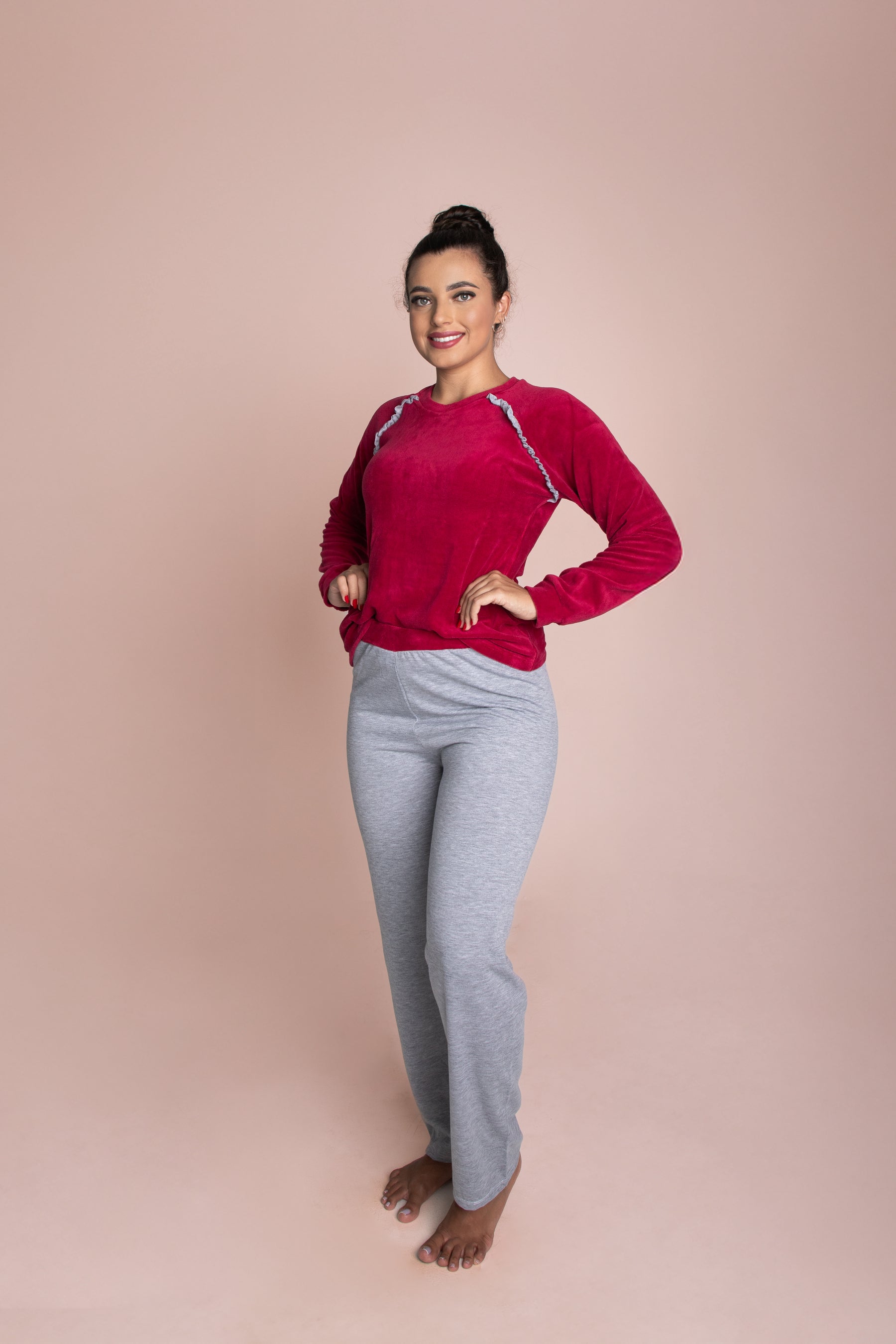 Pijama Plush- Moletinho Raglan