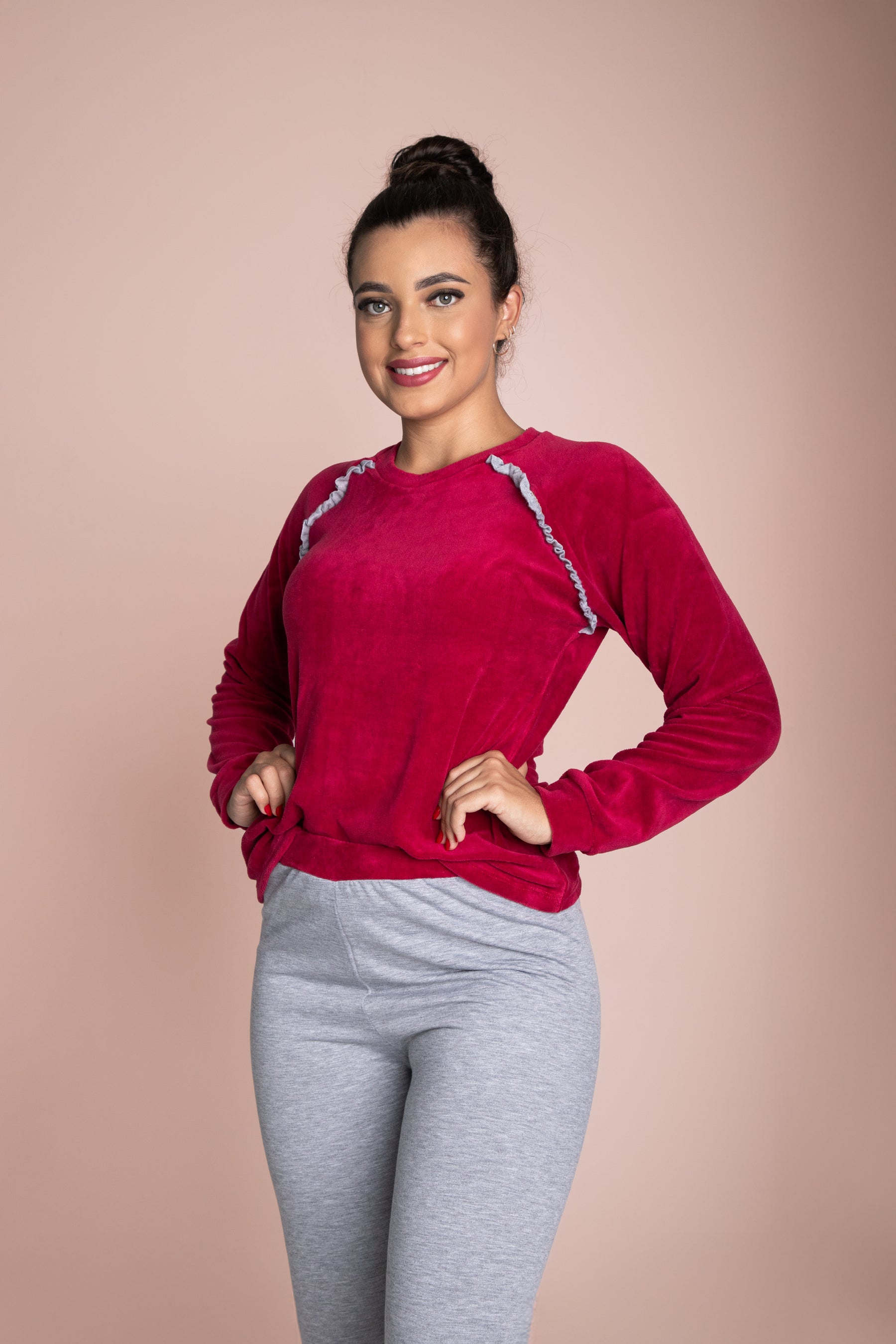 Pijama Plush- Moletinho Raglan