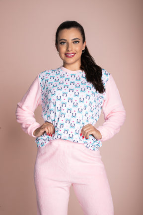 Pijama Pinguim Moletinho-Soft